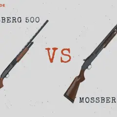 Comparaison entre le fusil à pompe Mossberg 500 et le Mossberg 590, deux armes emblématiques.