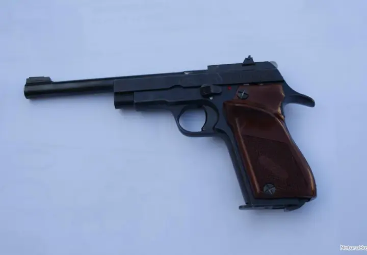 Pistolet 22LR 1 coup, modèle unique, parfait pour le tir sportif. Sa législation est claire.