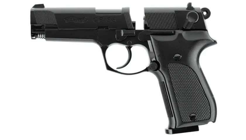 Pistolet à air comprimé Walther CP 88, le pistolet CO2 le plus puissant pour le tir de loisir.
