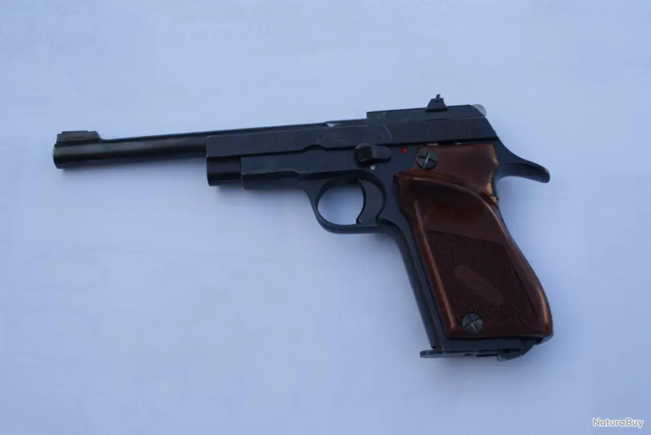 Pistolet 22LR 1 coup, modèle unique, parfait pour le tir sportif. Sa législation est claire.