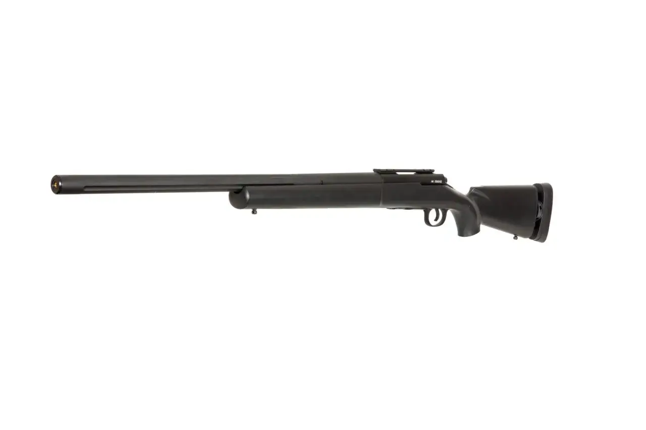 Fusil noir, mod&egrave;le M24, arme de pr&eacute;cision pour le tir longue distance.