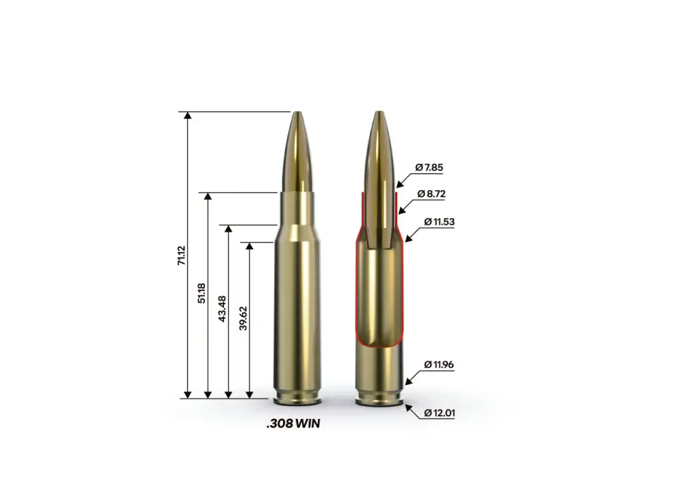 Calibre .308 Winchester - balistique, munitions et choix